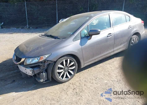 2015 Honda Civic Ex-L из США, поврежденный, VIN 19XFB2F93FE291468